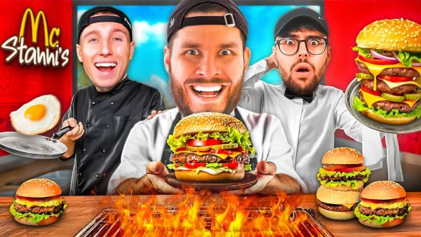 wir MACHEN BURGERPOMMES in unserem 1$ MC Donalds!