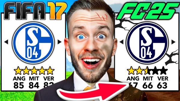 Ich habe Schalke in JEDEM FIFA gerettet! 👀🚀