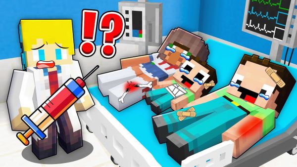 Wie Ukri Arzt wurde und die Billy Familie rettete in Minecraft!