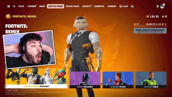 *NEU* der Fortnite CHAPTER 2 REMIX Battle PASS ist DA ...