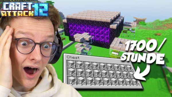 XXL OP IRON FARM! 1700/STUNDE 🤯 - CraftAttack 12 - #8