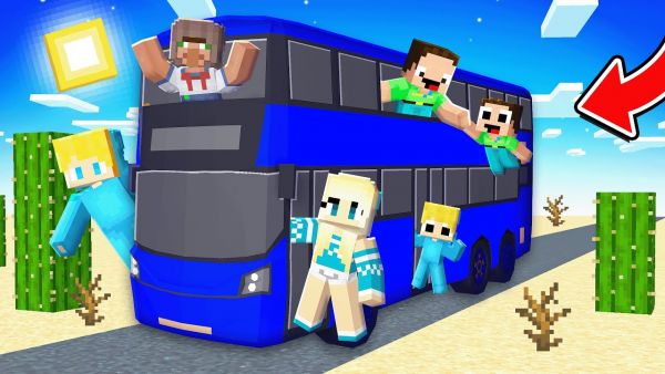 Ukri und Billy überleben ihre erste BUSFAHRT in Minecraft!
