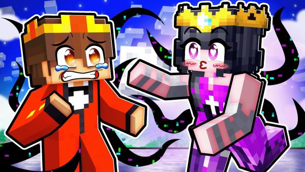 KÜSSE die DUNKLE PRINZESSIN in Minecraft!