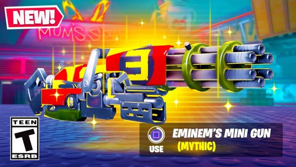 Die *NEUE* MYTHISCHE EMINEM-MINIGUN in Fortnite!