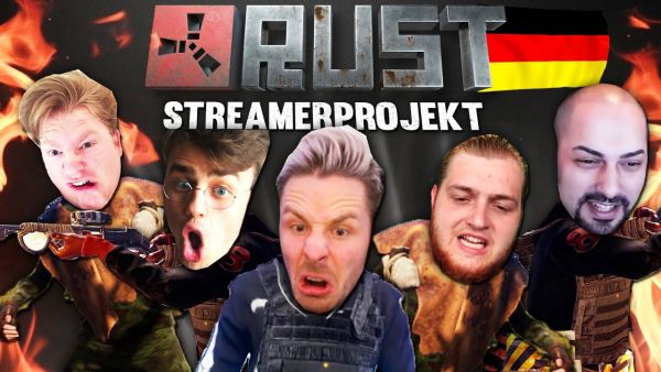 100 STREAMER gegen Team Trymacs & REWI in RUST!