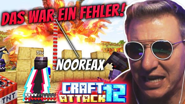 NOOREAX ÜBERTREIBT🧨😱 DAS GIBT RACHE🤬💀 ICH KANN FLIEGEN🚀 (oder DOCH NICHT🤣) | ⛏️ CRAFT ATTACK 12 #5