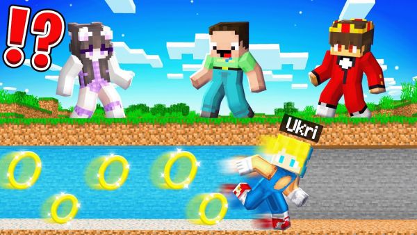 Sonic SPEEDRUNNER Ukri vs JÄGER Billy und Nelly in Minecraft!