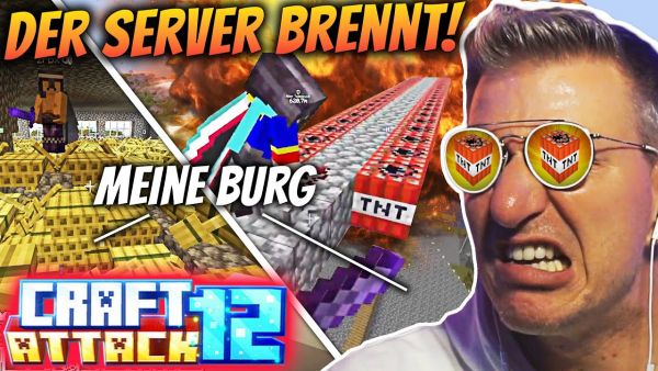 EIN PRANK🤣 LEGT DEN SERVER IN 🧨SCHUTT💥 UND ASCHE😱 DIE PAPPBURG 🔥BRENNT🔥 2.0 | CRAFT ATTACK 12 #5