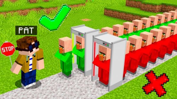 ICH KONTROLLIERE VILLAGER mit einem X-RAY SCANNER!