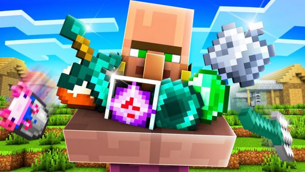 Minecraft, aber VILLAGER TRADES sind RANDOM...