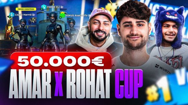 50.000€ FORTNITE AMAR x ROHAT CUP💸 TRIO MIT HARMII & FOKUS ASA🔥 TAG 1 HIGHLIGHTS🙌🏼