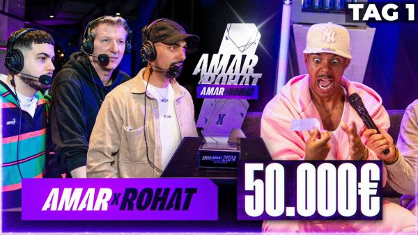 50.000€ AMAR x ROHAT CUP (ft. @EliasN97,​⁠@MertAbiYT, @SidneyEweka & Co.) | Tag 1
