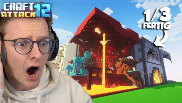 XXL BASE BAU! NETHER & OFEN WÜRFEL! 🤯 - CraftAttack 12 - #13