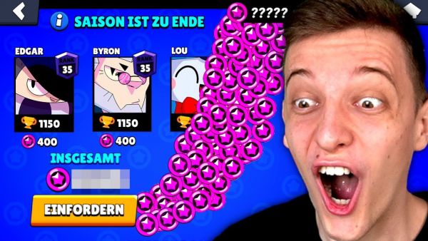 50.000🏆 SAISON BELOHNUNG von PLATZ 1 GLOBAL! 😱 BESTE STAR PUNKTE BELOHNUNG! 😱 Brawl Stars deutsch