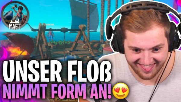 😂😡 STINKSAUER auf CHEFSTROBEL! | Wie schnell kommen wir denn voran?! | Raft Folge 3!