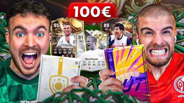 ICON & HERO PACKS!! WER erreicht MEHR in 1 STUNDE mit 100€ in FC 25 🔥🤯 (ACCOUNT BATTLE 🏆)