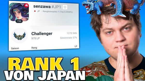 Der RANK 1 VON JAPAN spielt gegen uns!