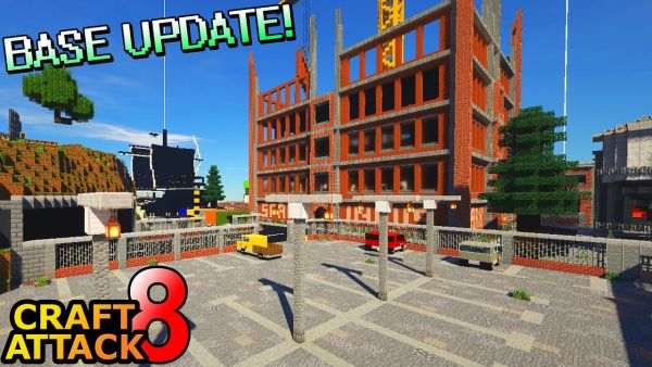 BASE weiterbauen! Parkplatz fertig, viel Detail & mehr! - Minecraft Craft Attack 8 #177