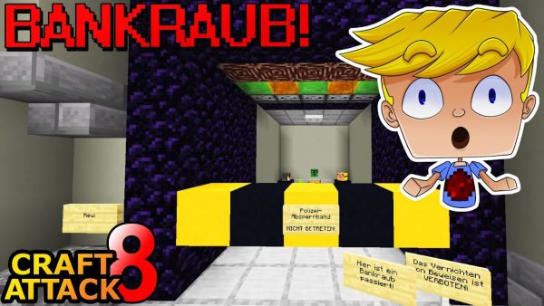 BANKEINBRUCH! Rewis Schließfach wurde geplündert! - Minecraft Craft Attack 8 #178