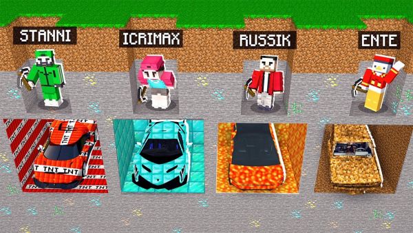 Welcher YOUTUBER findet MILLIONÄR AUTOS in Minecraft!