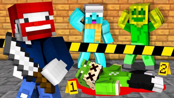 WER IST DER MÖRDER? in Minecraft