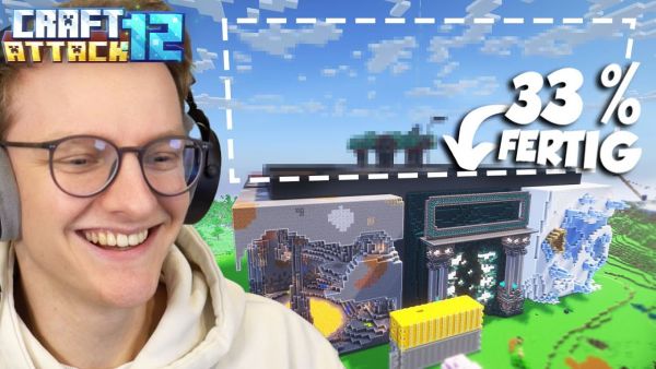 33% DER XXL BASE IST FERTIG! 🤯 LETZTER WÜRFEL - CraftAttack 12 - #14