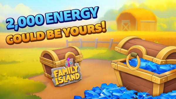 Family Island: 𝐅𝐑𝐄𝐄 𝐄𝐍𝐄𝐑𝐆𝐘 below⚡Spot the energy for a chance to 𝐖𝐈𝐍 𝟐,𝟎𝟎𝟎 𝐄𝐍𝐄𝐑&#