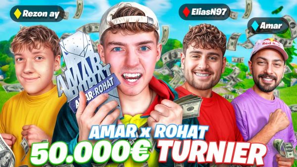 ERSTER PLATZ im 50.000€ AMAR x ROHAT TURNIER in FORTNITE? 🏆🔥😱