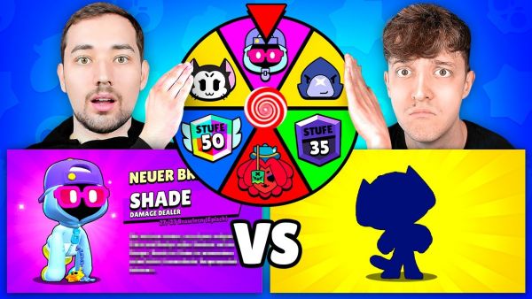 GLÜCKSRAD DUELL mit NEUEN BRAWLERN!
