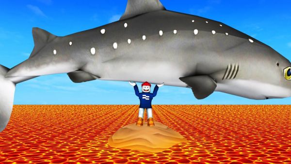 ICH ANGEL einen XXL VULKAN FISCH! 🌋 im ANGEL SIMULATOR (Roblox)