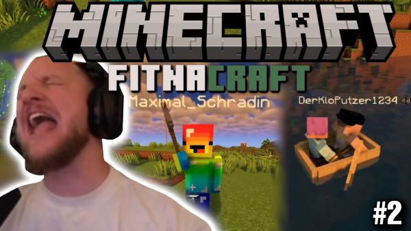 😤💀ERSTER BEEF mit SCHRADIN & ABENTEUER mit MONTE - MINECRAFT FITNACRAFT #2 | ELoTRiX Highlights