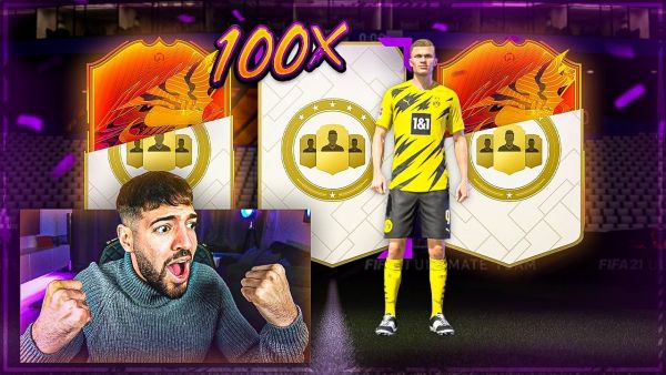 FIFA 21: 100x HEADLINER 80+ PLAYER PICK😱🔥 BASE OR MID ICON PACKS !! Menü Stream