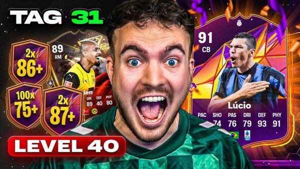 XXL Level 40 PACK OPENING! 100x75+ PACK! WAS ERREICHT man in FC 25 ohne FC POINTS? TAG 31 🥼🧐🧪