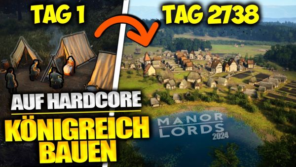 Ich baue eine Mittelalter Stadt, aber auf Hardcore! | Manor Lords Film