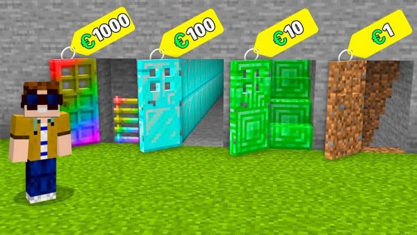 NOOB TÜREN vs PRO TÜREN in Minecraft
