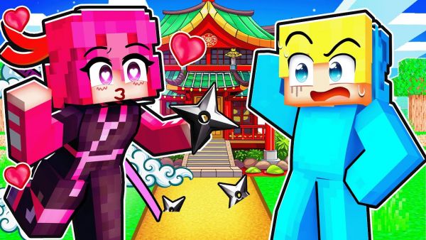 Ninja MÄDCHEN ist in mich VERKNALLT in Minecraft!