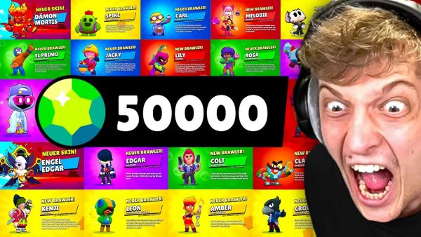 50.000 GEMS💎 OPENING! 😱 85 NEUE BRAWLER und ACCOUNT MAXED! 😱 Brawl Stars deutsch
