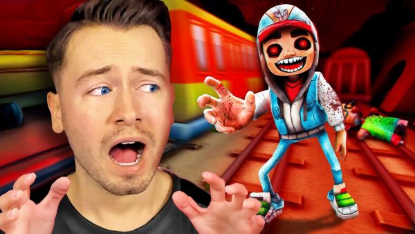 SPIELE niemals SUBWAY SURFERS HORROR... (HILFE)