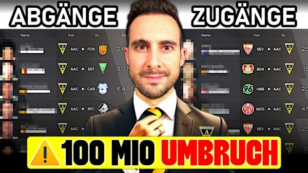 100 MIO TRANSFERS FÜR DIE SPIELSYSTEM REVOLUTION!! 🧠💰🚀 FC 25 Aachen Karriere #34