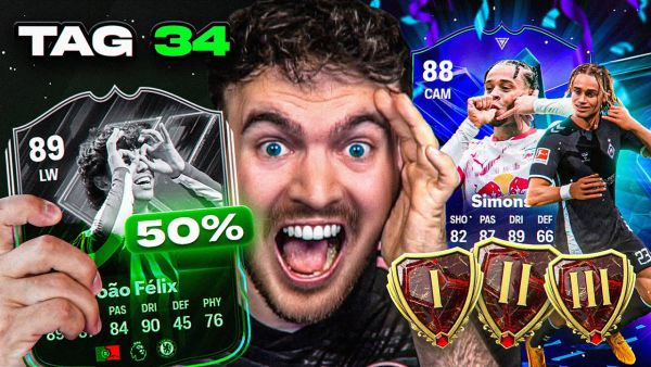 NEUES TEAM RASIERT für JOAO FELIX! WAS ERREICHT man in FC 25 ohne FC POINTS? TAG 34 🥼🧐🧪
