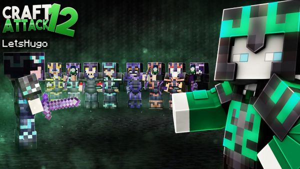 1v8 XXL MANHUNT EVENT (CRAFT ATTACK 12 #25)