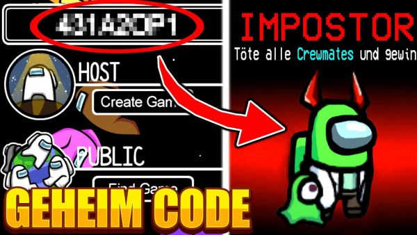 GEHEIMER IMPOSTOR CODE in Among Us (Mythos)