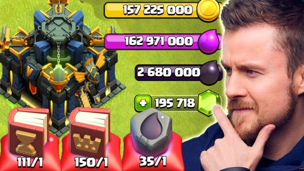 RATHAUS 17 MAXED mit 195.000 Juwelen in Clash of Clans