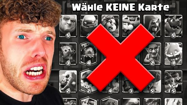 KEINE KARTE WÄHLEN, BIS ICH RAUSFLIEGE...😱 (Weltrekord!) | Clash Royale Deutsch