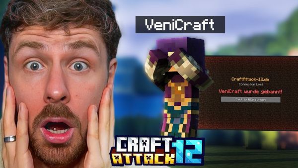 VENI wird von Craft Attack 12 gebannt! Es geht weiter...