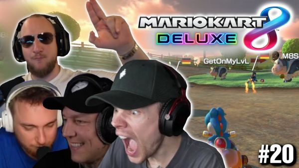 🤣🤔FATALE FAHRKÜNSTE & SERIENTALK - MARIO KART mit MONTE, DANNY & SASCHA #20 | ELoTRiX Highlights