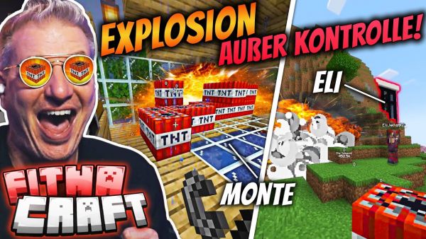 WAR DAS ZU EXTREM⁉️😱 KEINER IST SICHER VOR MEINEM 🧨TNT🧨 | FITNACRAFT⚔️ #8