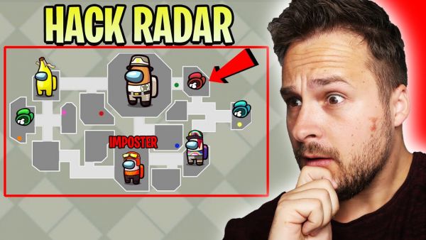 Among US mit HACKER RADAR! 😳 mit @Odumanpique