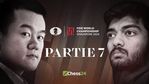 7. Partie der FIDE-WELTMEISTERSCHAFT | Ding Liren vs. Gukesh Dommaraju