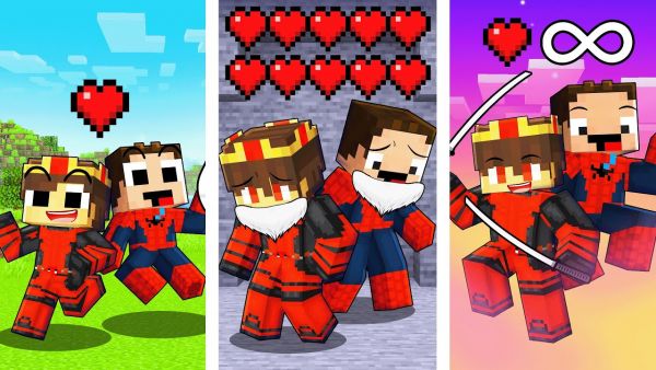 Superhelden Semlaki und Billy von GEBURT bis UNSTERBLICH in Minecraft!